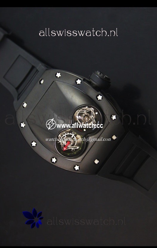 Richard Mille RM053 Tourbillon Pablo Mac Donoughin PVD Case Black Strap