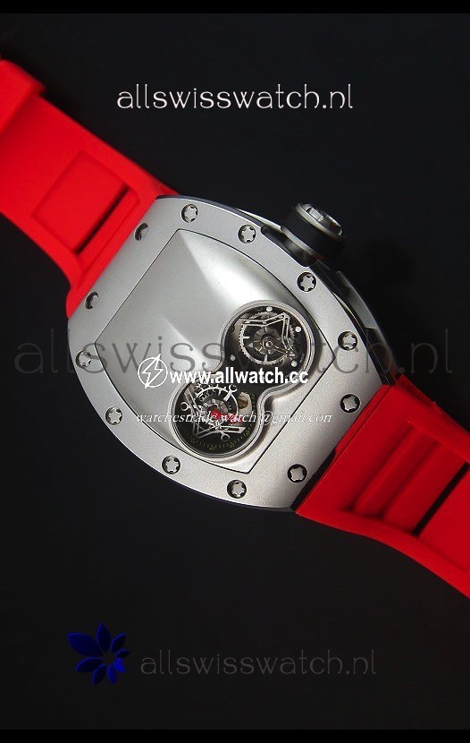 Richard Mille RM053 Tourbillon Pablo Mac Donoughin Titanium Case Red Strap