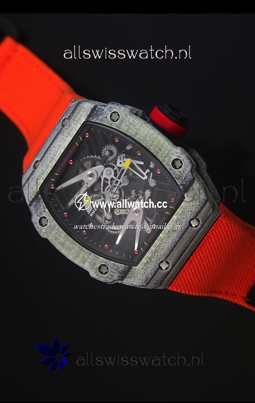 Richard Mille RM027 Tourbillon Rafael Nadal Edition in Forged Carbon Case
