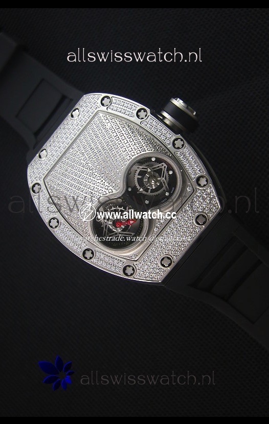 Richard Mille RM053 Tourbillon Pablo Mac Donoughin Titanium Case Black Strap