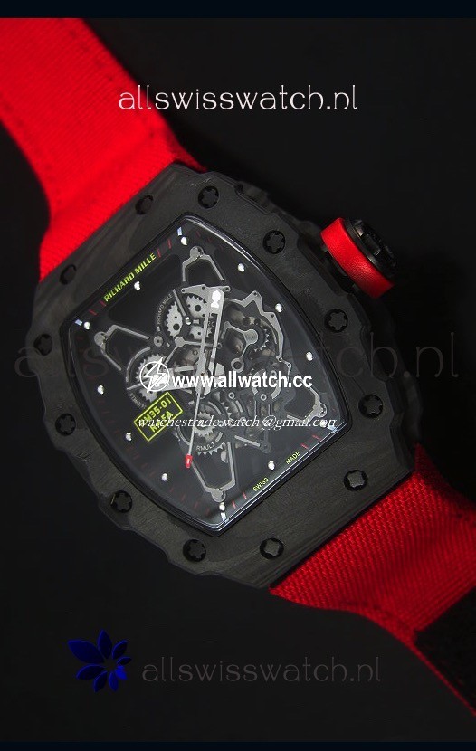 Richard Mille RM35-01 Rafael Nadal EditionRed Nylon Strap