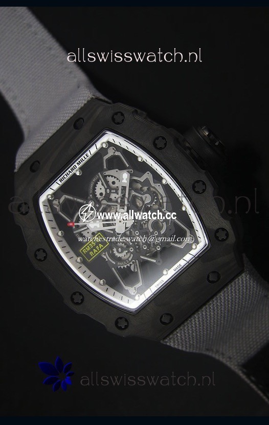 Richard Mille RM35-01 Rafael Nadal EditionGrey Nylon Strap
