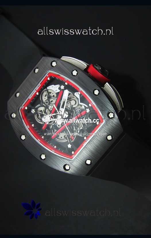 Richard Mille RM061 Ceramic Case Red Bezel