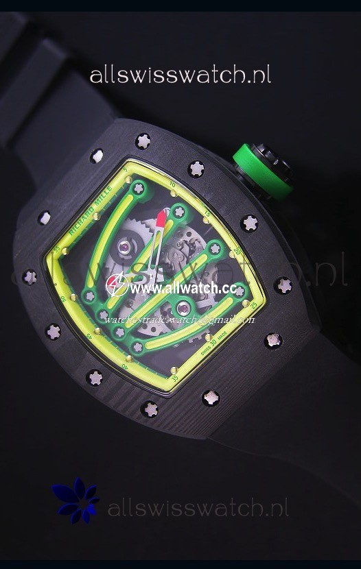 Richard Mille RM059 Yohan Blake Forged Carbon Casein Yellow Bezel