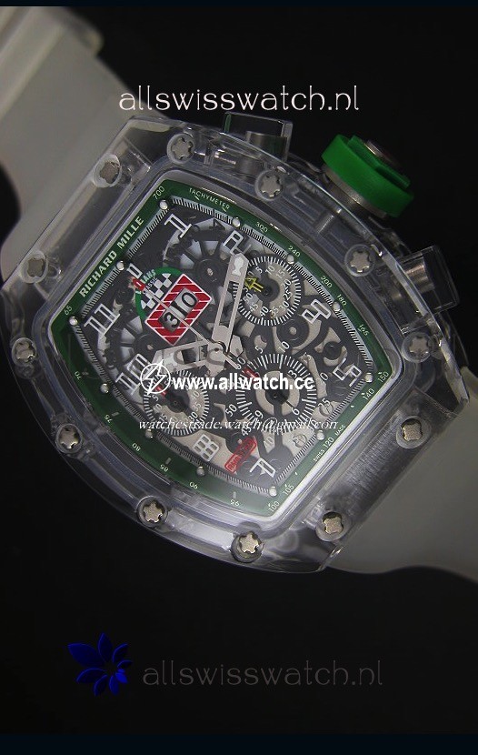 Richard Mille RM056-1 Tourbillon Felipe Massa Chronograh Green Bezel