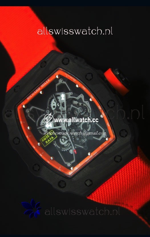 Richard Mille RM35-01 Rafael Nadal EditionOrange Nylon Strap