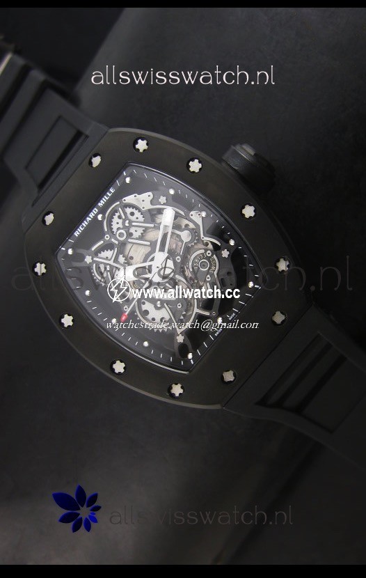 Richard Mille RM055 Bubba Watsonin Black Indexes