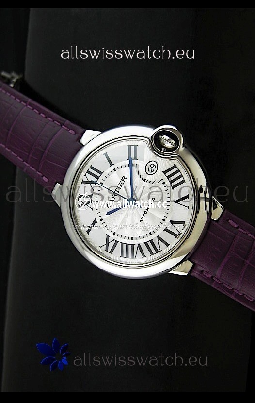 Cartier Ballon de Automatic in White Dial