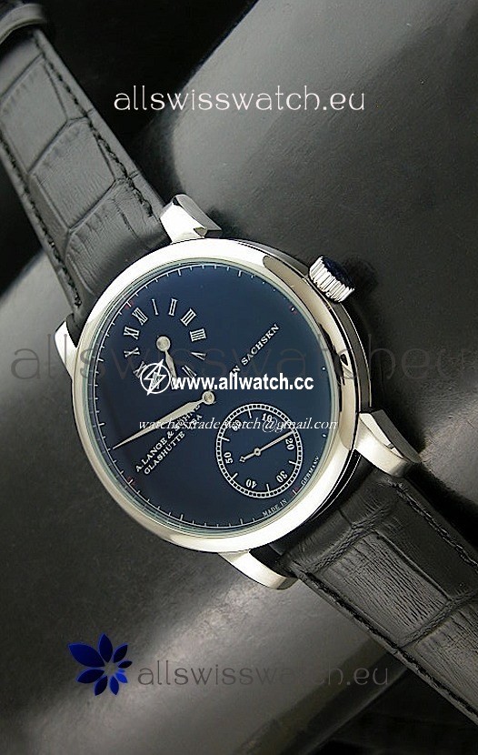A. Lange & Sohne Cortes de Geneve Decorative Bridges Classic in Black Dial