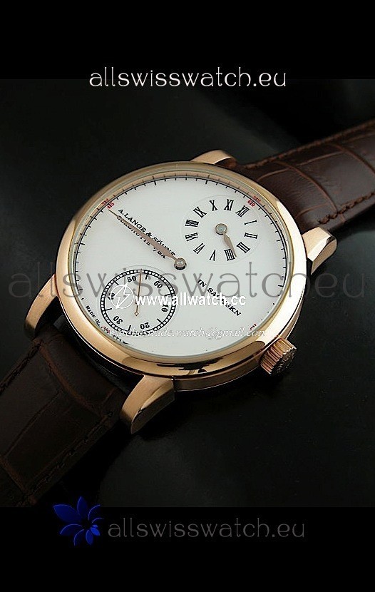 A. Lange & Sohne Glashutte In Sachskn Classic Rose Gold