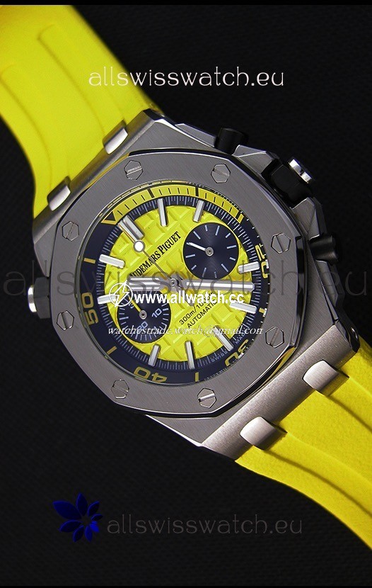 Audemars Piguet Royal Oak Offshore Diver Chronograph Quartz in Yellow