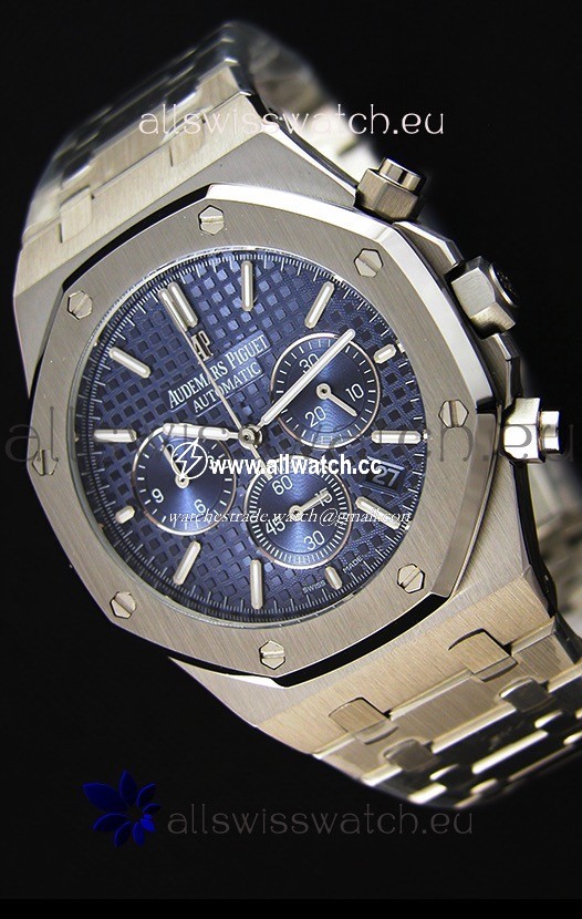 Audemars Piguet Royal Oak Chronograph Blue Dial Quartz - 41MM