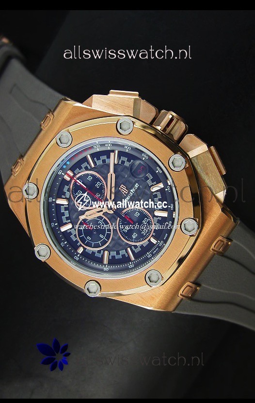 Audemars Piguet Royal Oak Offshore Michael Schumacher Quartz Movement in Rose Gold