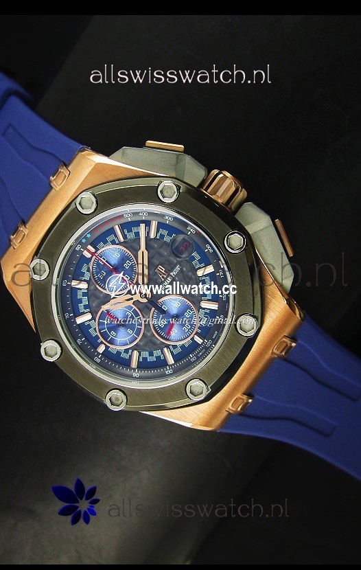 Audemars Piguet Royal Oak Offshore Michael Schumacher Rose Gold Ceramic Bezel