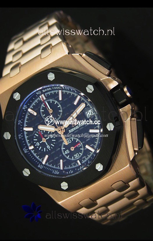Audemars Piguet Royal Oak Offshore in Pink Gold Case