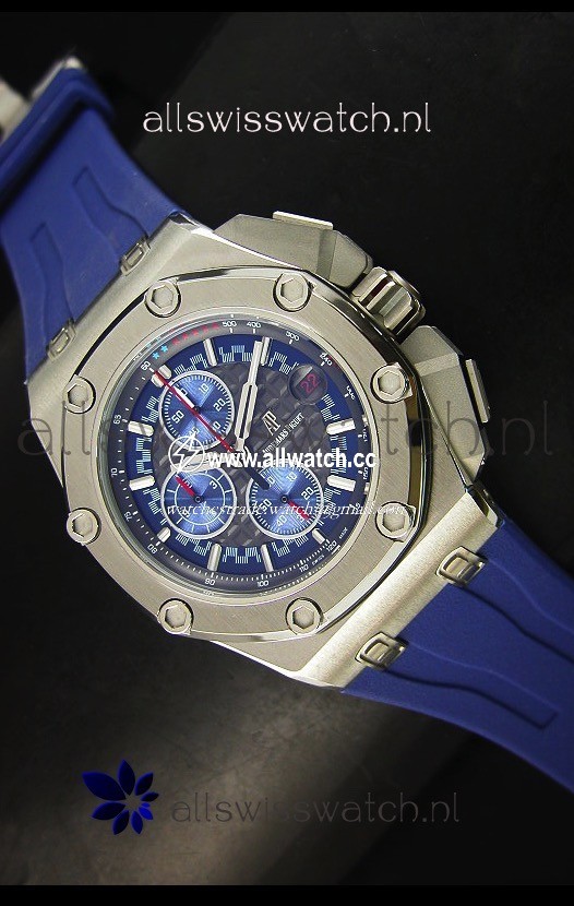 Audemars Piguet Royal Oak Offshore Michael Schumacher Quartz Movement in Blue