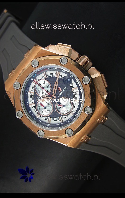 Audemars Piguet Royal Oak Offshore Michael Schumacher Quartz Movement in Rose Gold