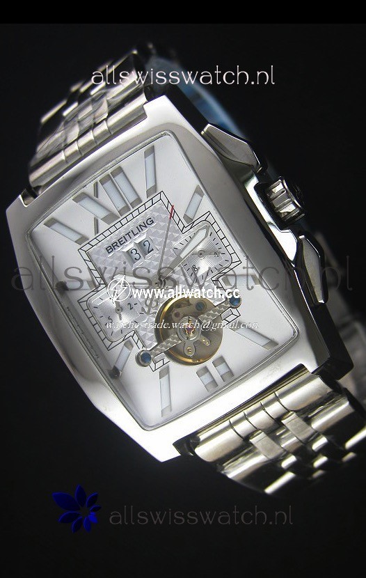 Breitling For Bentley Flying B Chronograph in White Dial