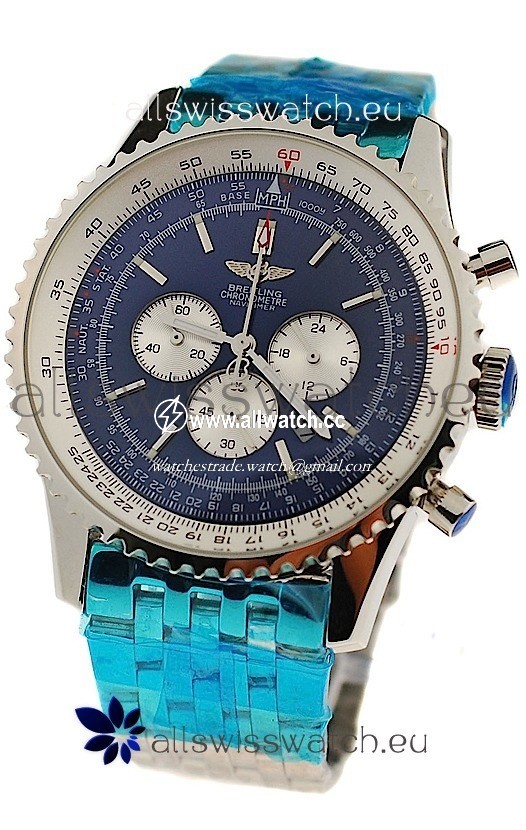 Breitling Navitimer Chronometre in Steel Strap