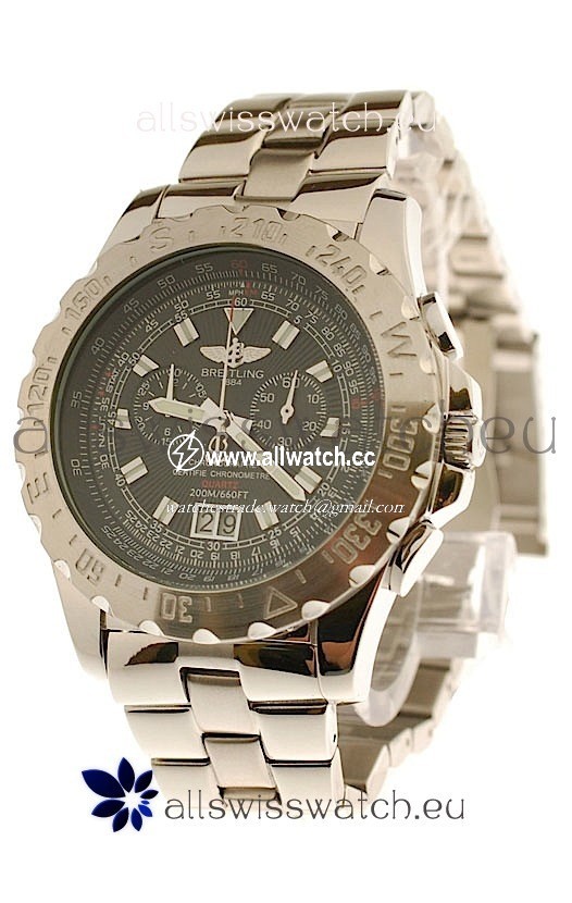 Breitling Chronograph Chronometre in Black Dial