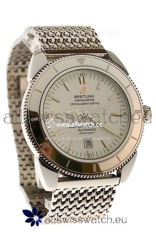Breitling Chronometre Automatic in White Dial