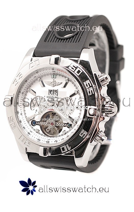 Breitling Chronograph Chronometre Tourbillon in White Dial