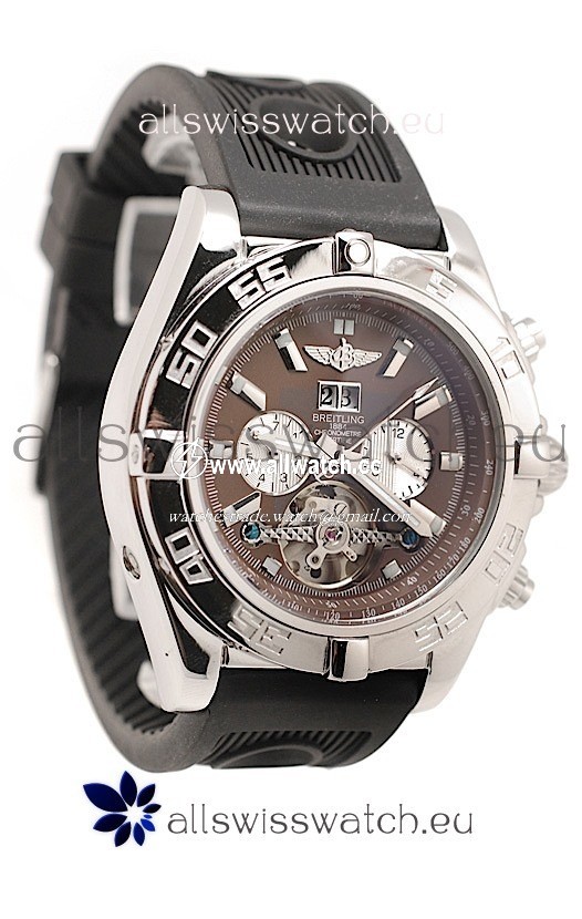 Breitling Chronograph Chronometre Tourbillon in Brown Dial