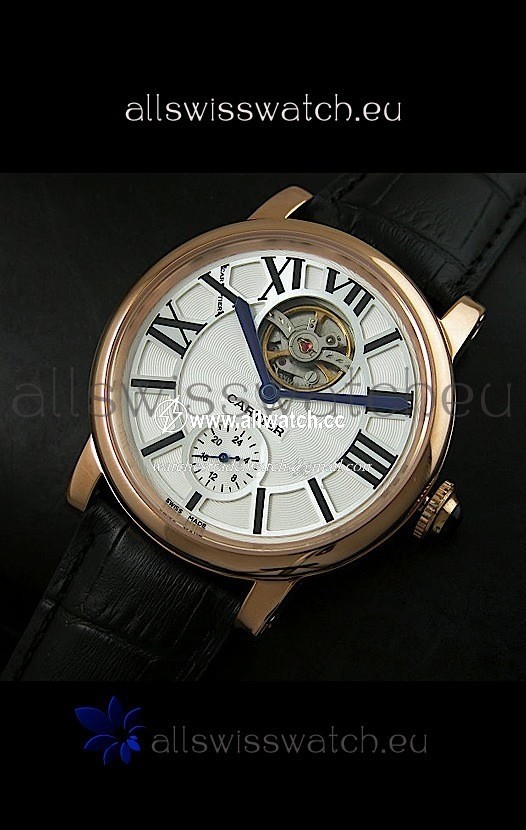 Ballon De Cartier Flying Tourbillon - Pink Gold Case
