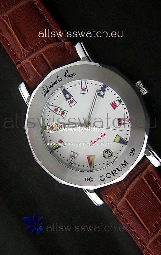 Corum Admiral's Cup in White Dial