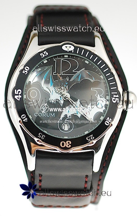 Corum Bubble Dive Bats Edition Black