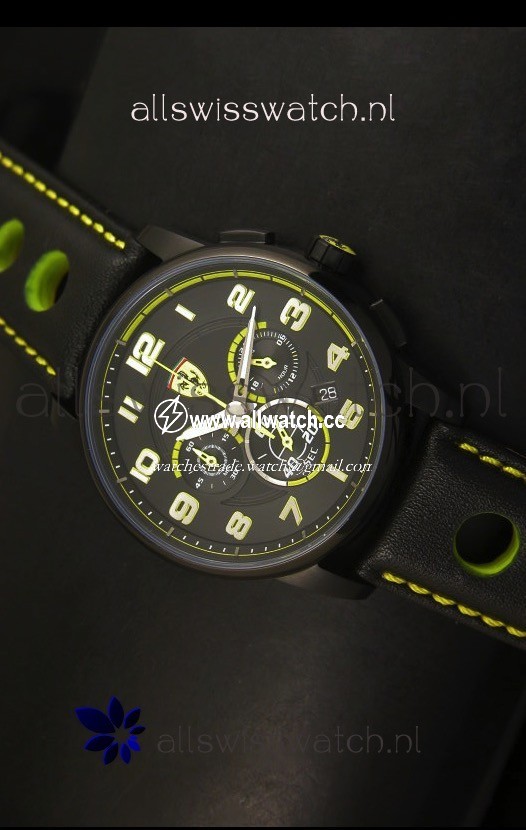 Scuderia Ferrari Heritage Chronograph in Black Steel