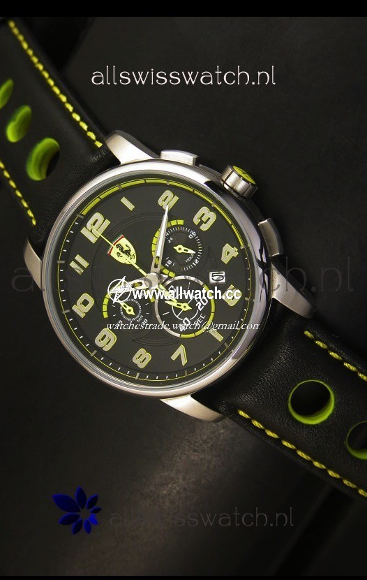 Scuderia Ferrari Heritage Chronograph in Steel Case