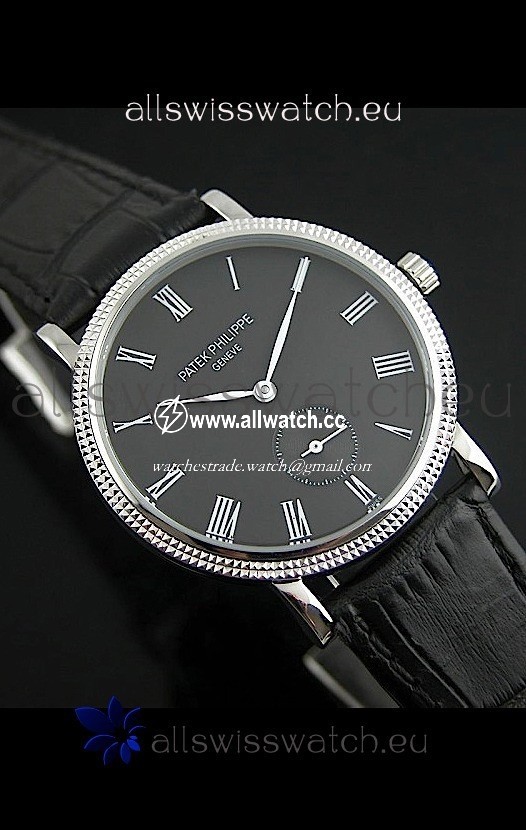 Patek Philippe Calatrava Mens in Black Dial