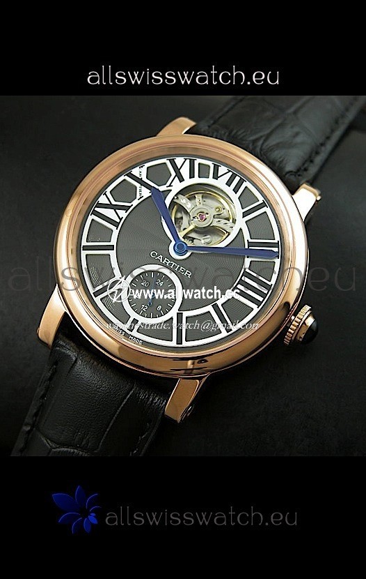 Ballon De Cartier Flying Tourbillon - Pink Gold Case