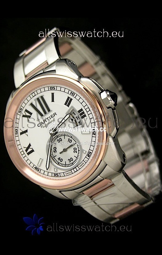 Calibre De Cartier Automatic in Two Tone