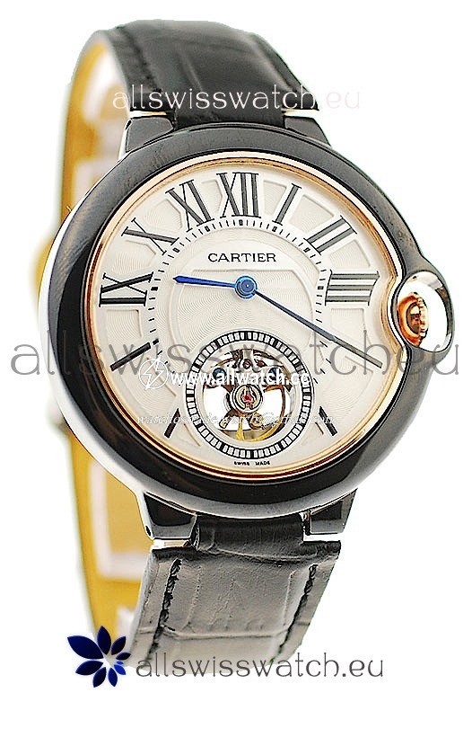 Ballon Bleu De Cartier flying Tourbillon in White Face