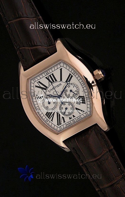Cartier Tortue in White Dial