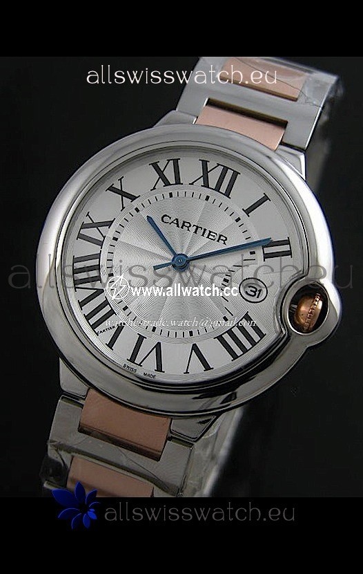 Cartier Ballon Blue de in White Dial