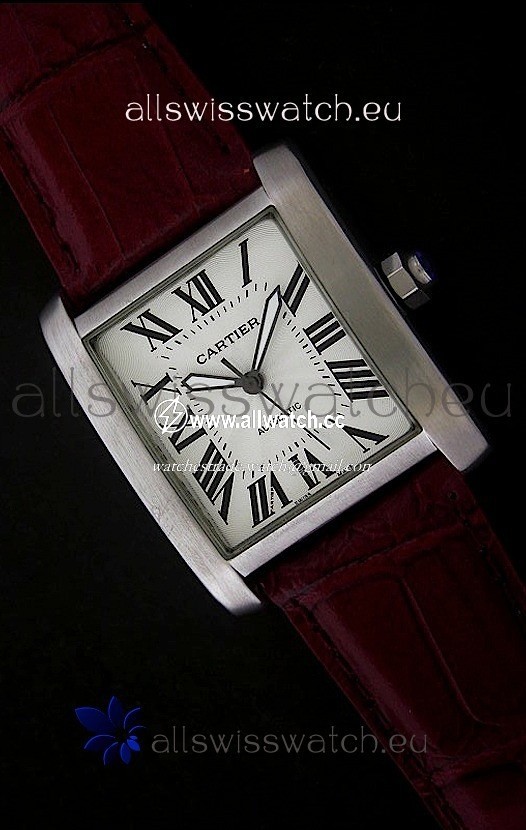 Cartier Tank 100 in Brown Strap
