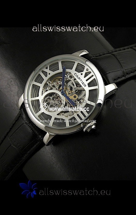 Cartier Ronde de in Skelton White Dial