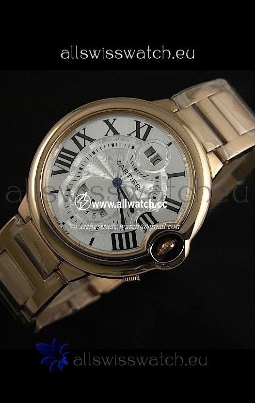Cartier Ballon Blue de in Pink Gold Strap