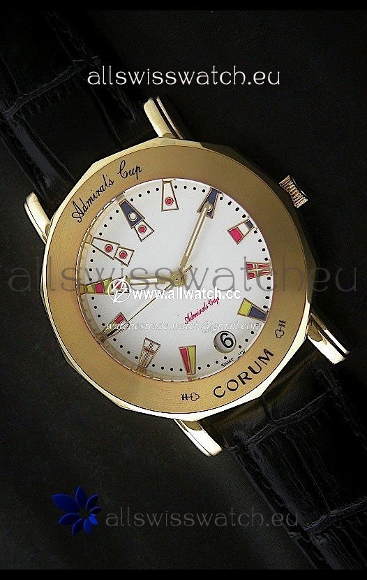 Corum Admiral's Cup in White Dial
