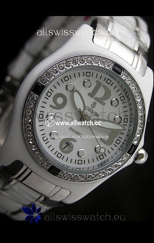 Corum Imitation Ceramics in White Dial