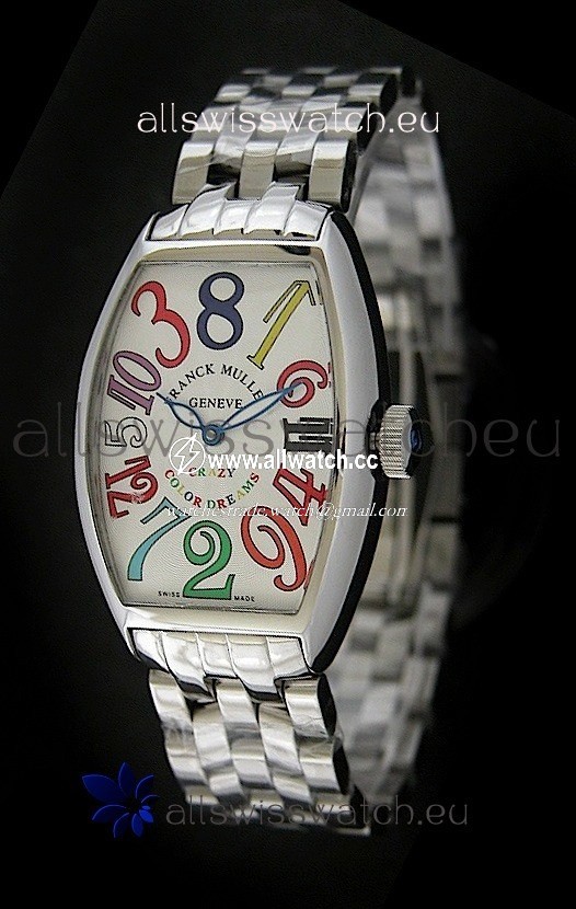 Franck Muller Crazy Color Dreams in White Dial