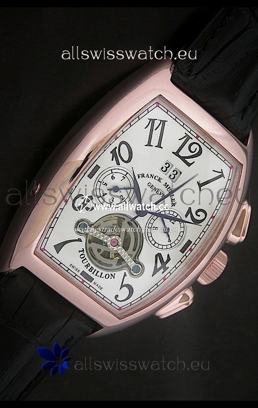 Franck Muller Tourbillon in Pink Rose Case