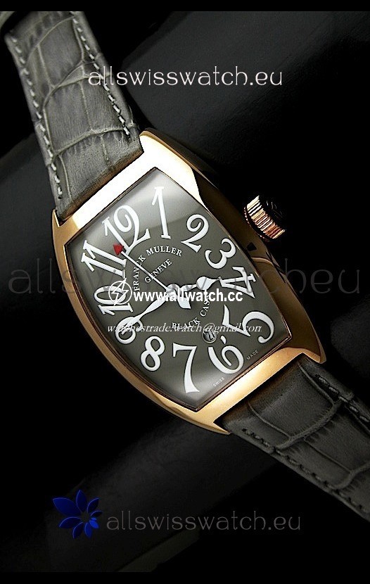 Franck Muller Geneve Casablanca Rose Gold in Grey Dial