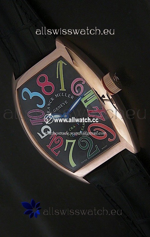 Franck Muller Crazy Color Dreams in Black Dial