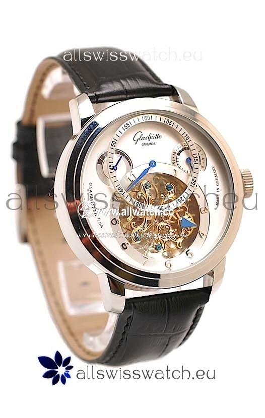 Glashutte Panaomatic Regulator Tourbillon Steel