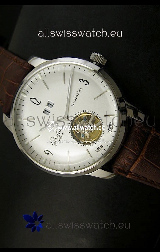 Glashuette Tourbillon in White Dial