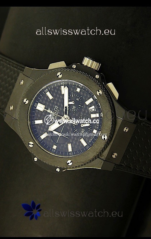 Hublot Big Bang Black Ceramic Case in Quartz Movement